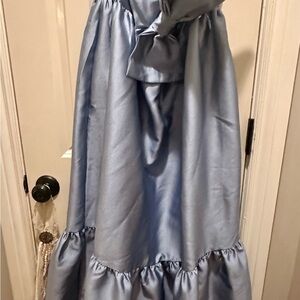Petal & Pup Light Blue Bow Maxi Dress